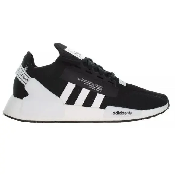 Adidas ORIGINALS NMD R1 Black White Boost Ultra Run Shoes Mens